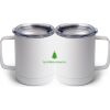 10 oz. White Stainless Steel Coffee Mug Thumbnail