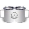 10 oz. White Stainless Steel Coffee Mug Thumbnail