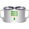 10 oz. White Stainless Steel Coffee Mug Thumbnail