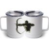 10 oz. White Stainless Steel Coffee Mug Thumbnail