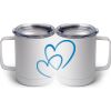 10 oz. White Stainless Steel Coffee Mug Thumbnail
