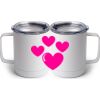 10 oz. White Stainless Steel Coffee Mug Thumbnail