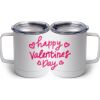 10 oz. White Stainless Steel Coffee Mug Thumbnail