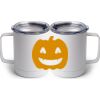 10 oz. White Stainless Steel Coffee Mug Thumbnail