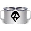 10 oz. White Stainless Steel Coffee Mug Thumbnail