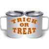 10 oz. White Stainless Steel Coffee Mug Thumbnail