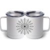 10 oz. White Stainless Steel Coffee Mug Thumbnail