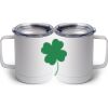 10 oz. White Stainless Steel Coffee Mug Thumbnail