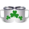 10 oz. White Stainless Steel Coffee Mug Thumbnail