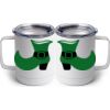 10 oz. White Stainless Steel Coffee Mug Thumbnail