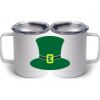 10 oz. White Stainless Steel Coffee Mug Thumbnail