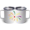 10 oz. White Stainless Steel Coffee Mug Thumbnail