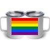 10 oz. White Stainless Steel Coffee Mug Thumbnail