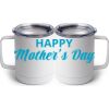 10 oz. White Stainless Steel Coffee Mug Thumbnail