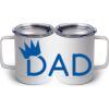 10 oz. White Stainless Steel Coffee Mug Thumbnail