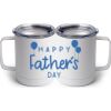 10 oz. White Stainless Steel Coffee Mug Thumbnail