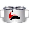 10 oz. White Stainless Steel Coffee Mug Thumbnail