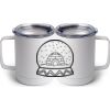 10 oz. White Stainless Steel Coffee Mug Thumbnail