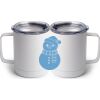 10 oz. White Stainless Steel Coffee Mug Thumbnail