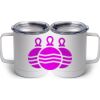 10 oz. White Stainless Steel Coffee Mug Thumbnail