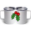 10 oz. White Stainless Steel Coffee Mug Thumbnail