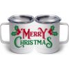 10 oz. White Stainless Steel Coffee Mug Thumbnail