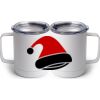 10 oz. White Stainless Steel Coffee Mug Thumbnail