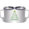 10 oz. White Stainless Steel Coffee Mug Thumbnail
