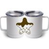 10 oz. White Stainless Steel Coffee Mug Thumbnail