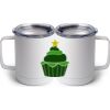 10 oz. White Stainless Steel Coffee Mug Thumbnail