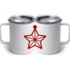 10 oz. White Stainless Steel Coffee Mug Thumbnail