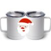 10 oz. White Stainless Steel Coffee Mug Thumbnail