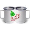 10 oz. White Stainless Steel Coffee Mug Thumbnail