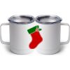 10 oz. White Stainless Steel Coffee Mug Thumbnail