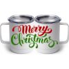 10 oz. White Stainless Steel Coffee Mug Thumbnail