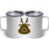 10 oz. White Stainless Steel Coffee Mug Thumbnail