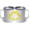10 oz. White Stainless Steel Coffee Mug Thumbnail