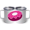 10 oz. White Stainless Steel Coffee Mug Thumbnail