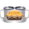 10 oz. White Stainless Steel Coffee Mug Thumbnail
