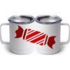10 oz. White Stainless Steel Coffee Mug Thumbnail