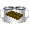 10 oz. White Stainless Steel Coffee Mug Thumbnail