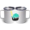 10 oz. White Stainless Steel Coffee Mug Thumbnail