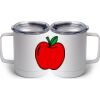 10 oz. White Stainless Steel Coffee Mug Thumbnail