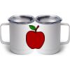 10 oz. White Stainless Steel Coffee Mug Thumbnail