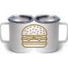 10 oz. White Stainless Steel Coffee Mug Thumbnail