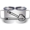 10 oz. White Stainless Steel Coffee Mug Thumbnail