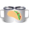 10 oz. White Stainless Steel Coffee Mug Thumbnail