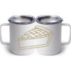10 oz. White Stainless Steel Coffee Mug Thumbnail
