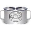 10 oz. White Stainless Steel Coffee Mug Thumbnail