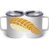 10 oz. White Stainless Steel Coffee Mug Thumbnail